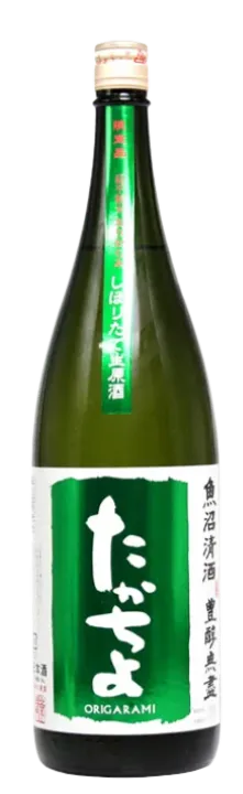 たかちよ 緑ラベル 扁平精米無調整生原酒
