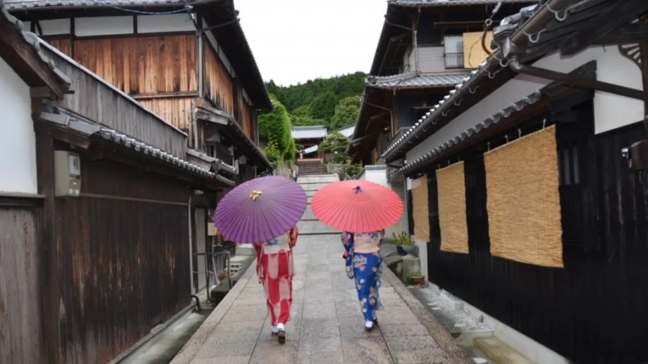 卯之町の町並み